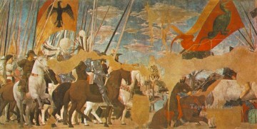 Battle Between Constantine And Maxentius Italian Renaissance humanism Piero della Francesca Oil Paintings